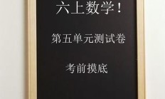 人教版数学六年级上册试卷-第五单元-3