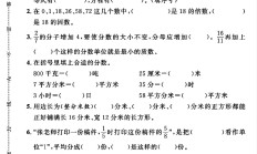 苏教版数学五年级下册期末卷-答案