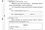 人教版语文二年级上册月考卷-第一次