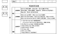 外研版英语四年级上册单元测试卷-2