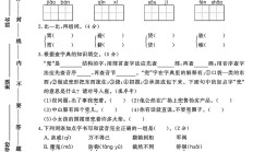 人教版语文六年级下册期末卷-素养评估