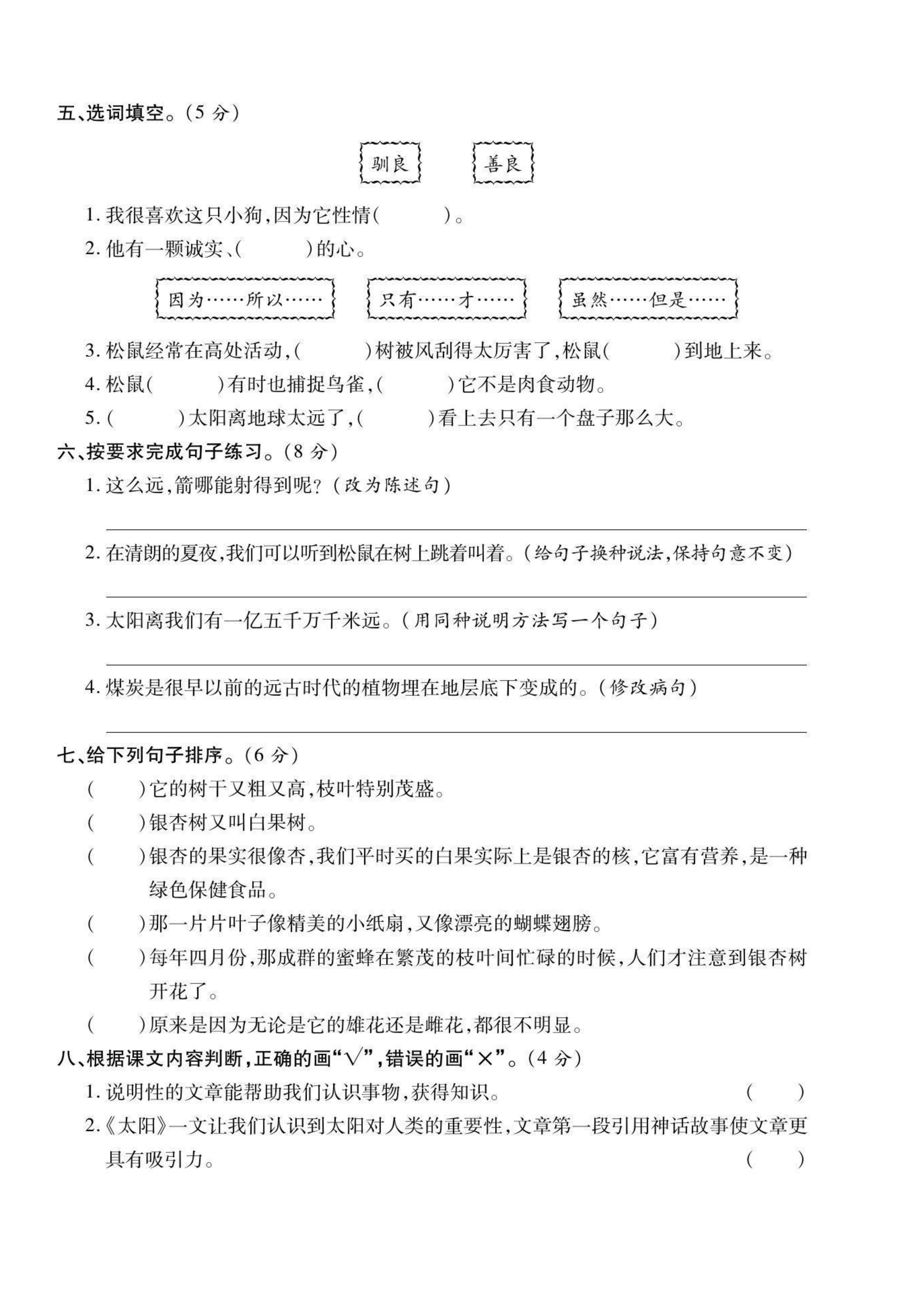 试卷